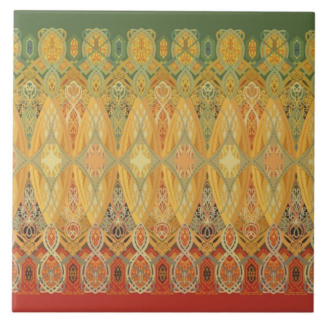 Azulejo De Cerámica Louis Sullivan "friso del braguero " (Frente)