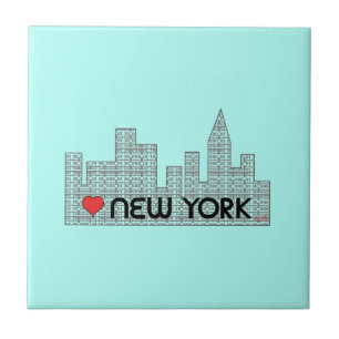 Azulejo De Cerámica Love NEW YORK