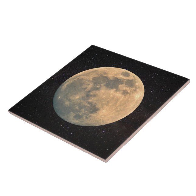 Azulejo De Cerámica Luna llena (Lado)