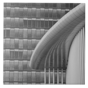 Azulejo De Cerámica Luxemburgo, Luxemburgo, Kirchberg Plateau.