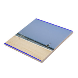 Azulejo De Cerámica Luz del lago Michigan