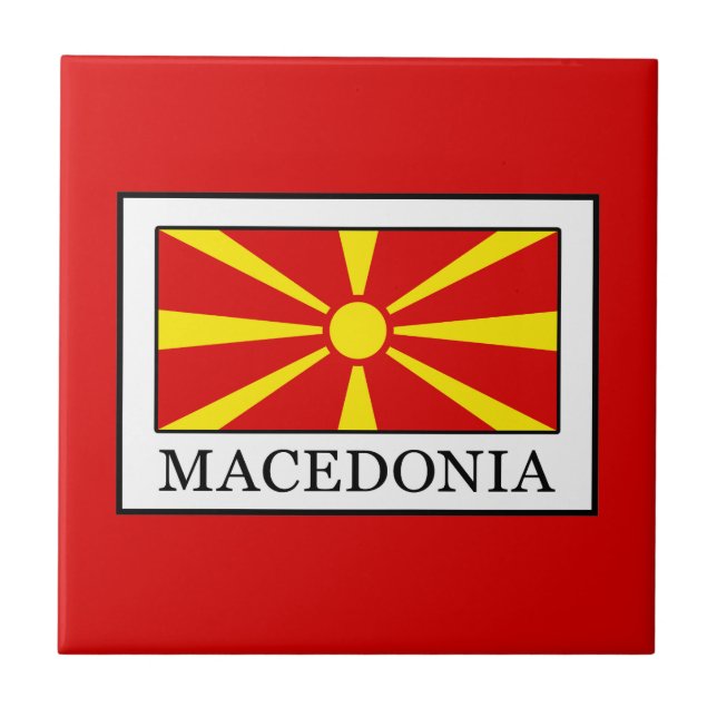 Azulejo De Cerámica Macedonia (Frente)