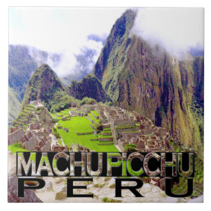 Azulejo De Cerámica Machu Picchu