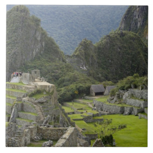 Azulejo De Cerámica Machu Picchu, ruinas de ciudad inca, Perú. 2