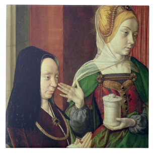 Azulejo De Cerámica Madeleine de Borgoña presentó por St Mary Magda