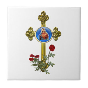Azulejo De Cerámica Madre María
