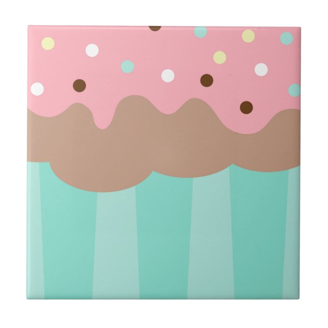 Azulejo De Cerámica Magdalena de la menta (Frente)