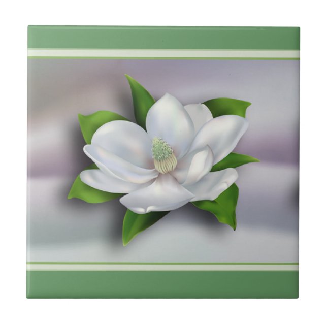 Azulejo De Cerámica Magnolia (Frente)