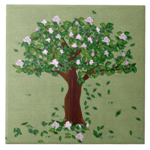 Azulejo De Cerámica Magnolia Cerámica Tile Foto