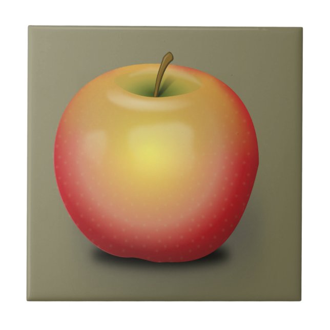 Azulejo De Cerámica Maintosh Apple (Frente)