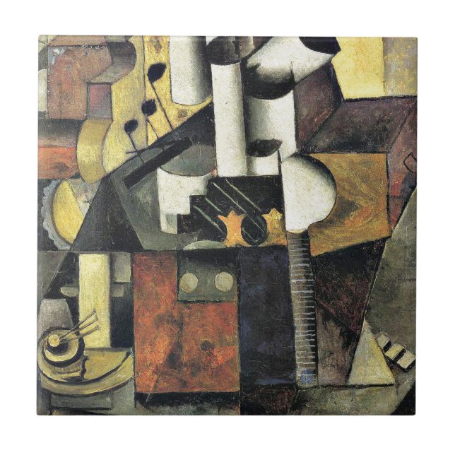 Azulejo De Cerámica Malevich - Instrumento musical (Frente)