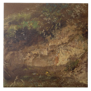 Azulejo De Cerámica Maleza de John Constable el , c.1821 (aceite en