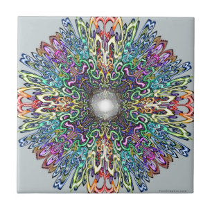 Azulejo De Cerámica Mandala