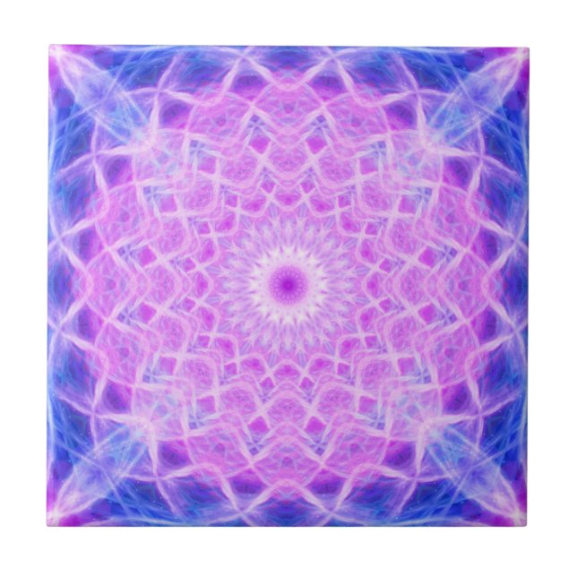 Azulejo De Cerámica Mandala de la amabilidad (Frente)