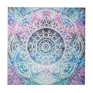 Azulejo De Cerámica Mandala de la galaxia