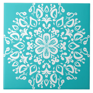Azulejo De Cerámica Mandala de Oceana