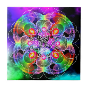 Azulejo De Cerámica Manera del corazón