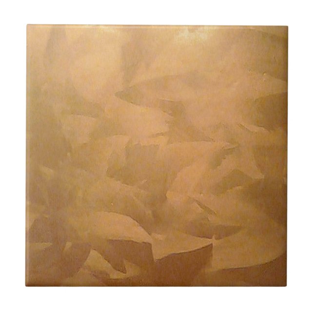 Azulejo De Cerámica Mano metálica de cobre cepillada (Frente)