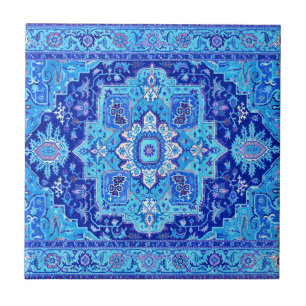 Azulejo De Cerámica MANTA PERSA - azul
