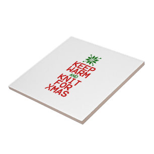 Azulejo De Cerámica Mantente cálido y amable con los navideños