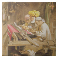 Mantones de la cachemira: El tejer, 1863