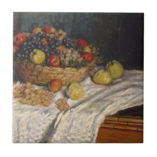 Azulejo De Cerámica Manzanas y uvas