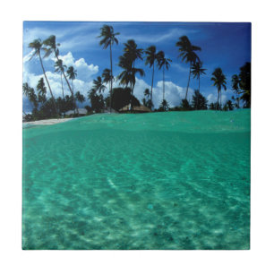 Azulejo De Cerámica Mar E Isla, Indonesia