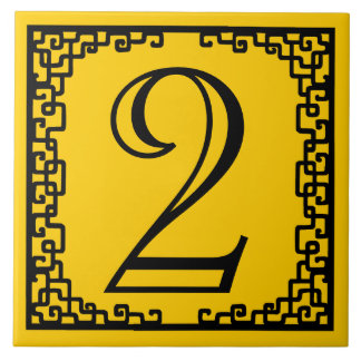 Azulejo De Cerámica Marco de trabajo de hierro número de calle persona