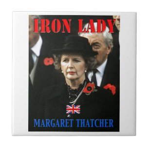 Azulejo De Cerámica Margaret Thatcher, Primera Ministra