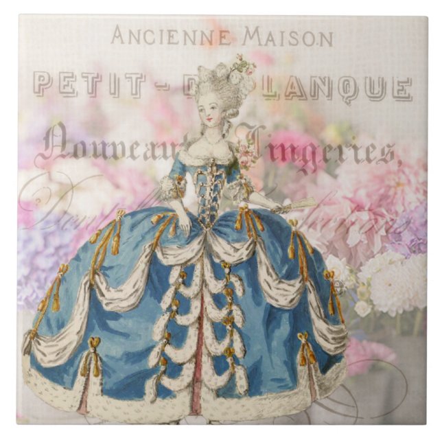 Azulejo De Cerámica Marie Antoinette Ceramic Tile (Frente)