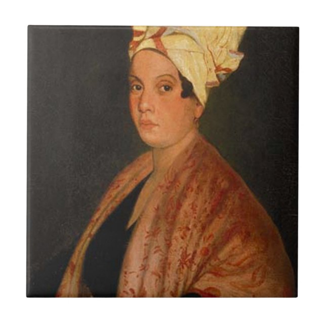 Azulejo De Cerámica Marie Laveau: La reina del vudú (Frente)