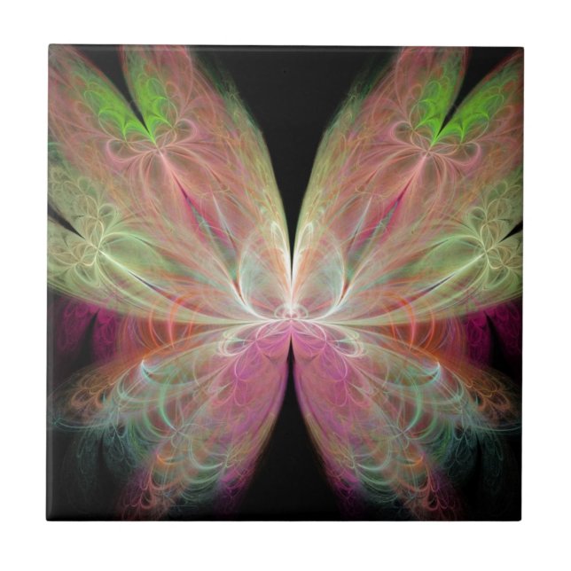 Azulejo De Cerámica Mariposa (Frente)