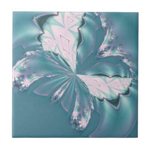 Azulejo De Cerámica Mariposa de primavera