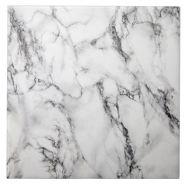 Azulejo De Cerámica mármol blanco y negro