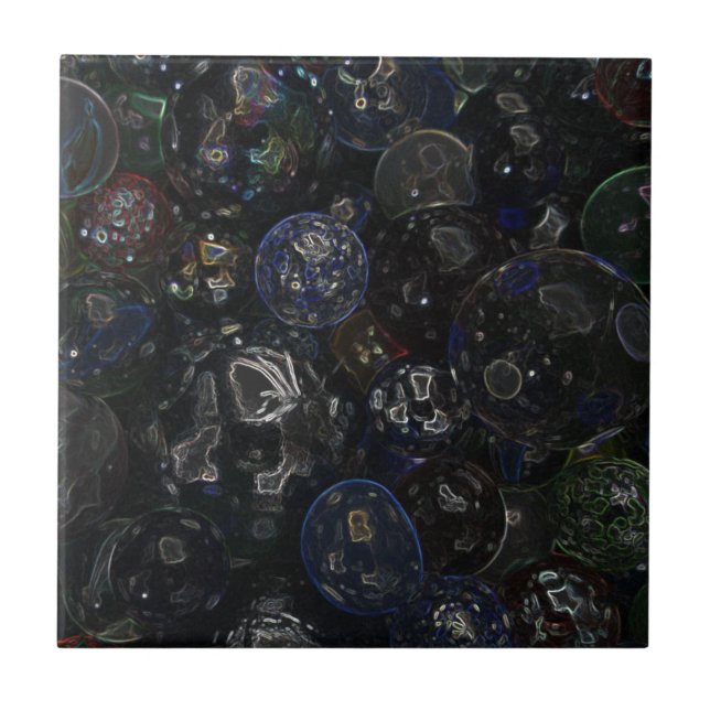 Azulejo De Cerámica Mármoles olográficos (Frente)