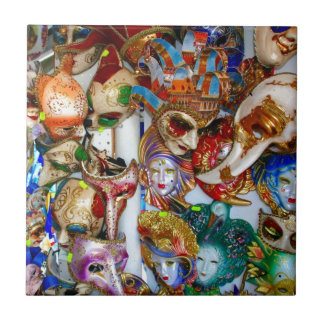 Azulejo De Cerámica Máscaras de Venecia