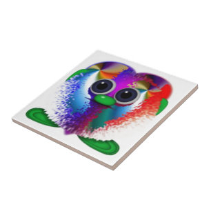 Azulejo De Cerámica Mascotas de color