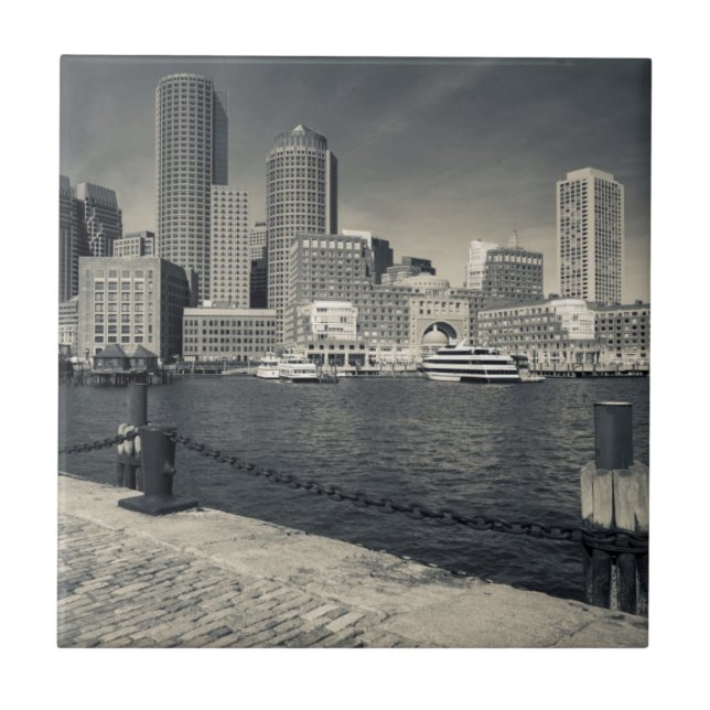 Azulejo De Cerámica Massachusetts, Boston, edificios de Rowe's Wharf (Frente)