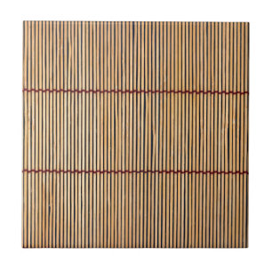 Azulejo De Cerámica Mat de bambú japonés