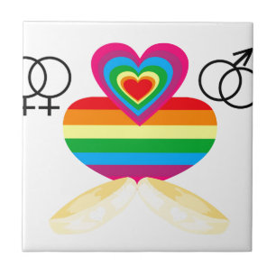 Azulejo De Cerámica matrimonio gay