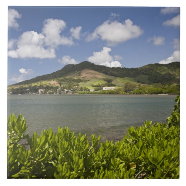 Azulejo De Cerámica Mauricio, Mauricio Meridional, Gran Sable, (Frente)