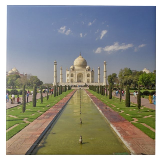 Azulejo De Cerámica Mausoleo Taj Mahal / Agra, India 2 (Frente)
