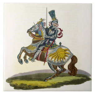 Azulejo De Cerámica Maximiliano I, rey de Alemania y de Emper romano