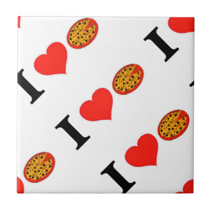 Azulejo De Cerámica Me encanta la pizza