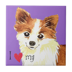 Azulejo De Cerámica Me encanta mi larga cabaña Chihuahua