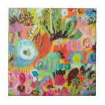 Azulejo De Cerámica Me encanta viajar<br><div class="desc">Amor por viajar I de Karen Fields</div>