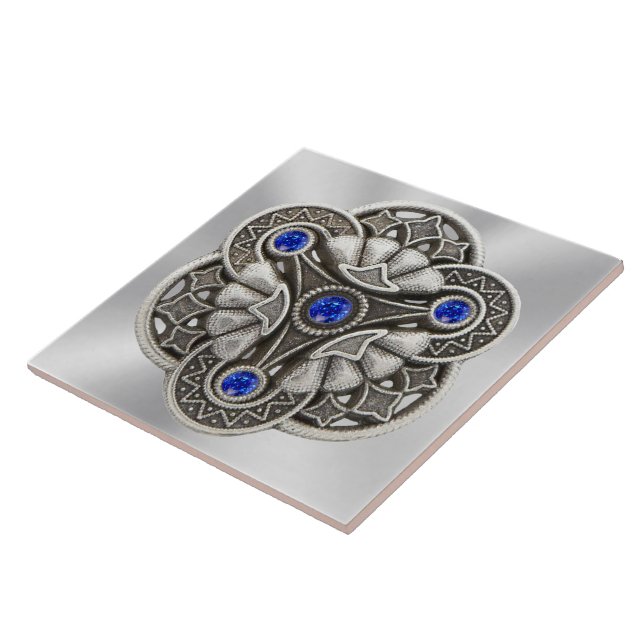 Azulejo De Cerámica Medallón de la trinidad (Lado)