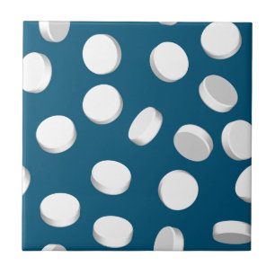 Azulejo De Cerámica medicamentos para pastillas azules
