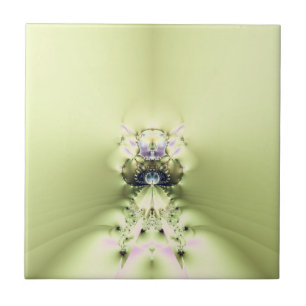 Azulejo De Cerámica Meditación verde