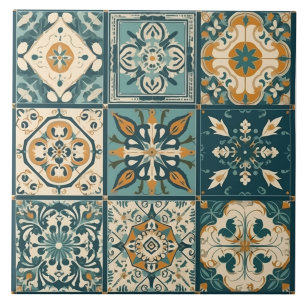 Azulejo de cerámica mediterránea sin fisuras: 9 mi